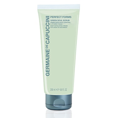 GERMAINE DE CAPUCCINI Green Soul Scrub rohelise tee ja bambuse kehakoorija 200ML