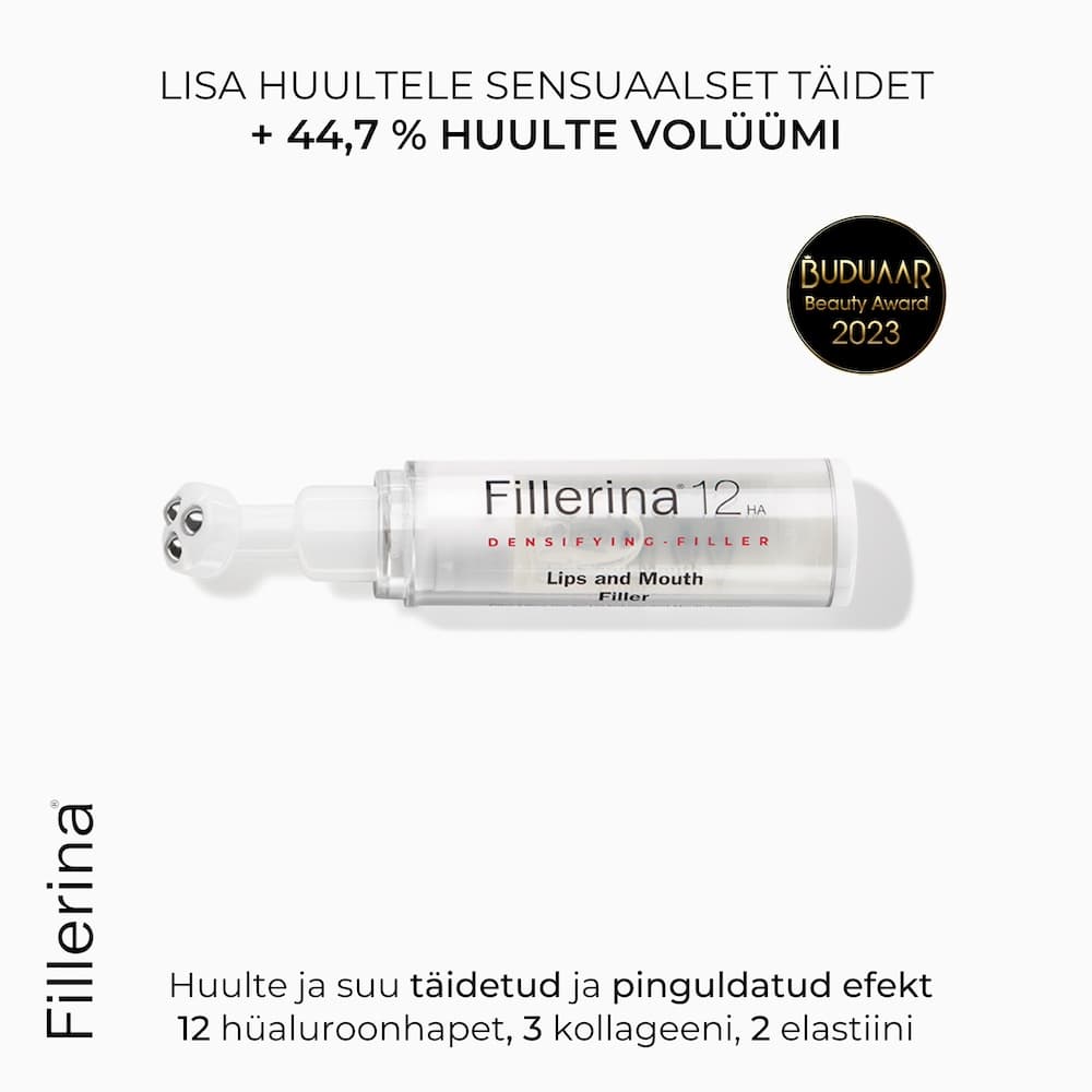 Erihinnaga Fillerina 12HA tihendavate täitegeelide komplekt tase 5